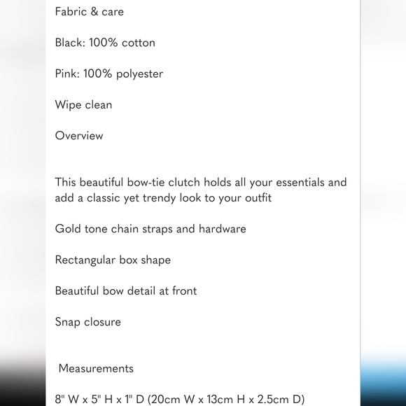 Ann Taylor Plaid Bow Clutch ONLY - Picture 4 of 5